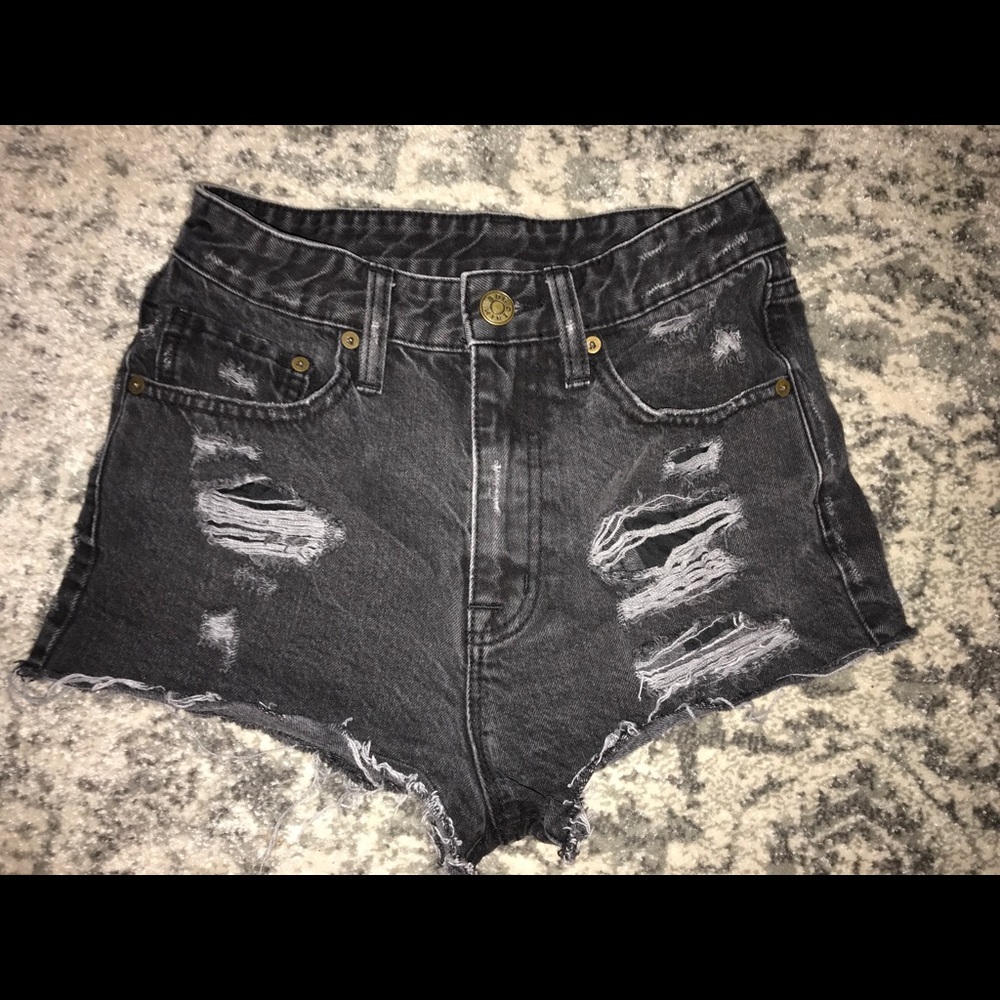 High rise BDG denim shorts